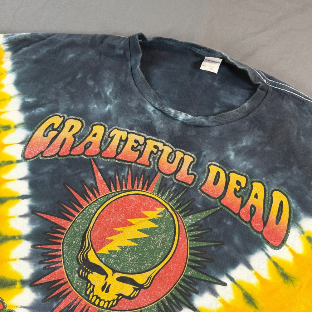 Grateful Dead Montego Bay Jamaica 1982 Tie Dye Shirt 6XL Fruit of the Loom 2002